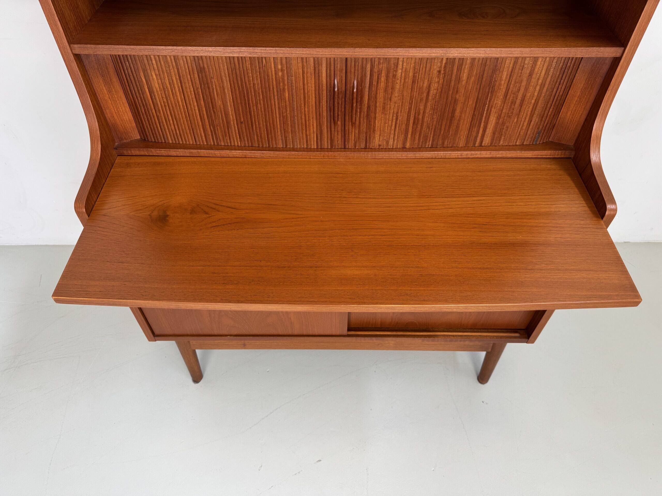 Vintage Danish bookcase / secretary Johannes Sorth