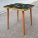 Vintage coffee table stylized oriental décor 1960