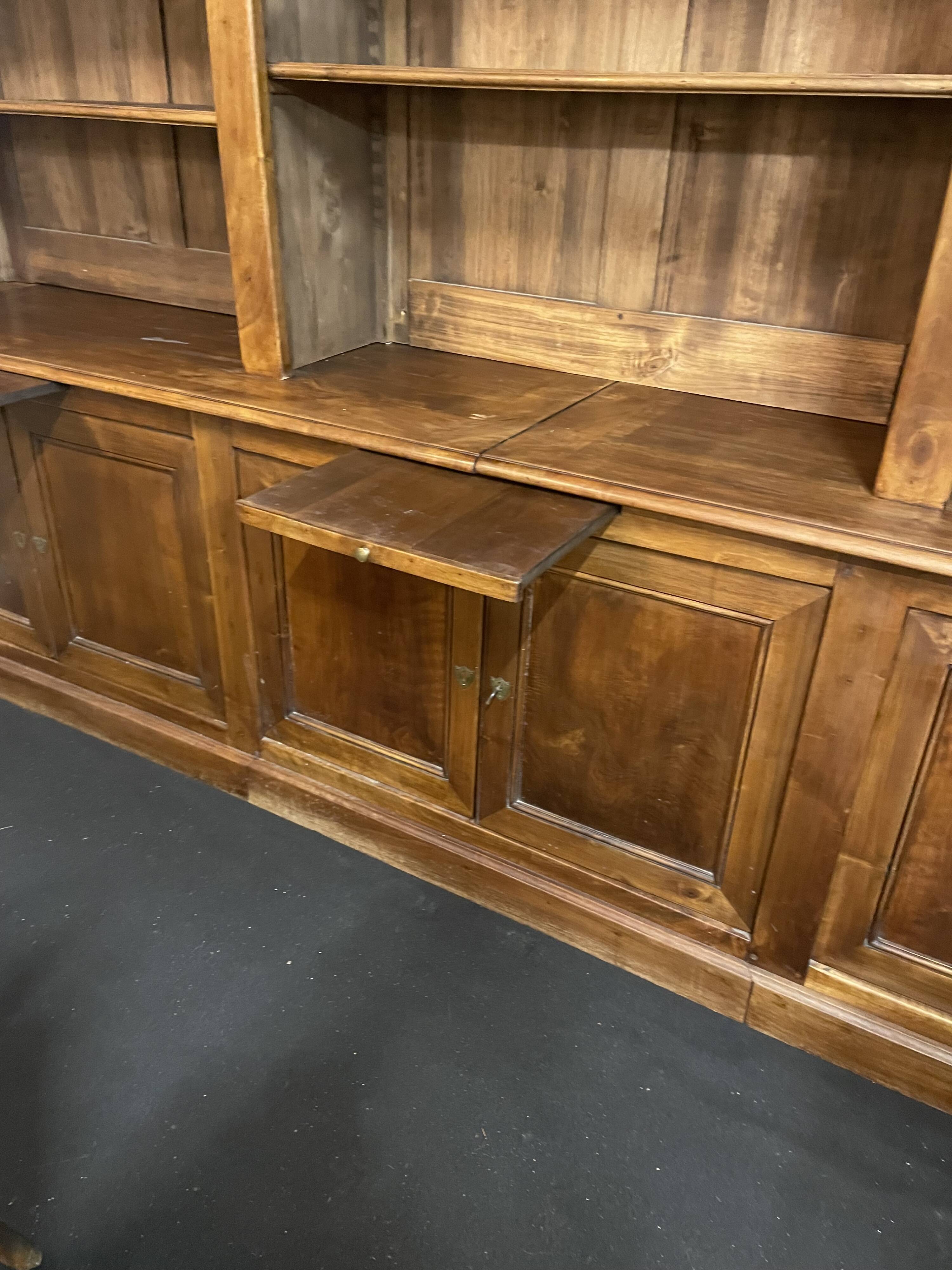 Library walnut apothecary furniture