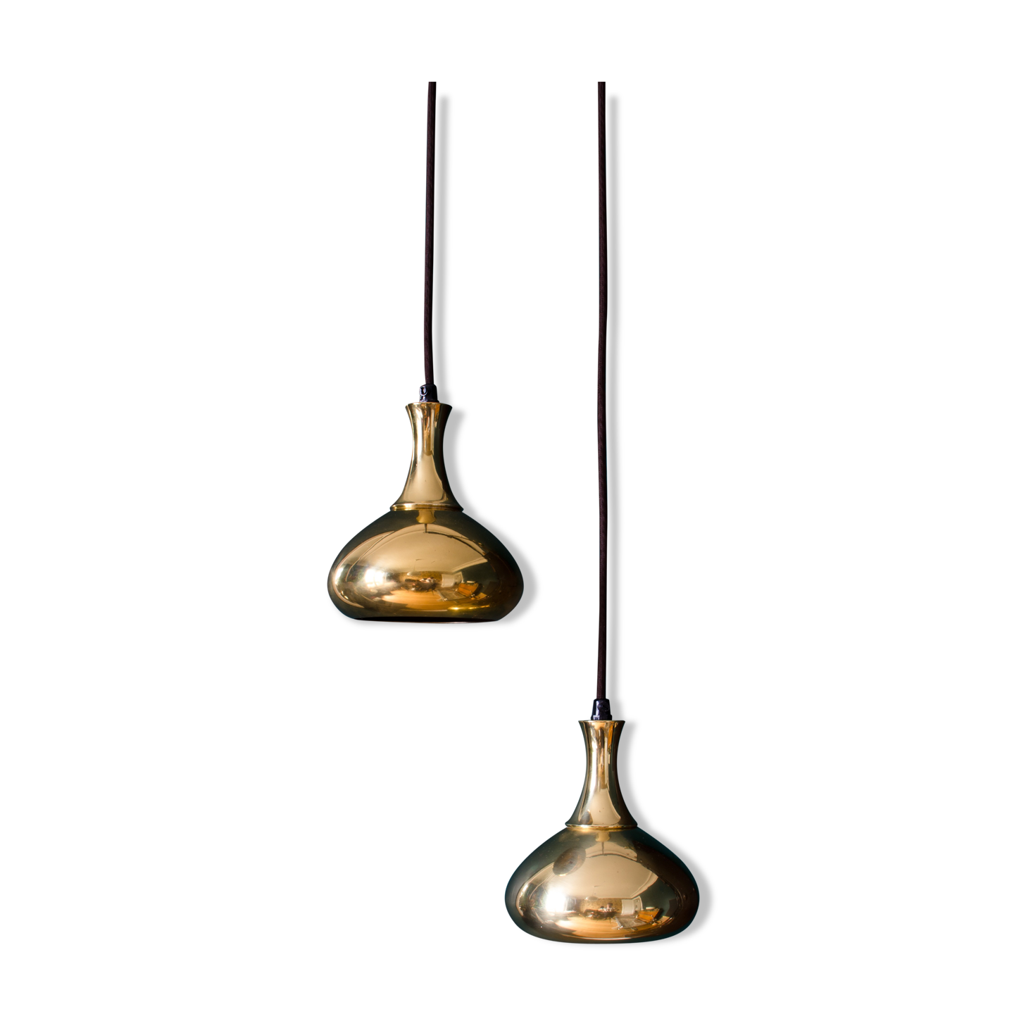 Pair of hanging by Hans-Agne Jakobsson for Markaryd Ab. Circa 1960 - Sweden
