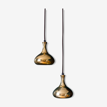 Pair of hanging by Hans-Agne Jakobsson for Markaryd Ab. Circa 1960 - Sweden