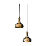 Pair of hanging by Hans-Agne Jakobsson for Markaryd Ab. Circa 1960 - Sweden