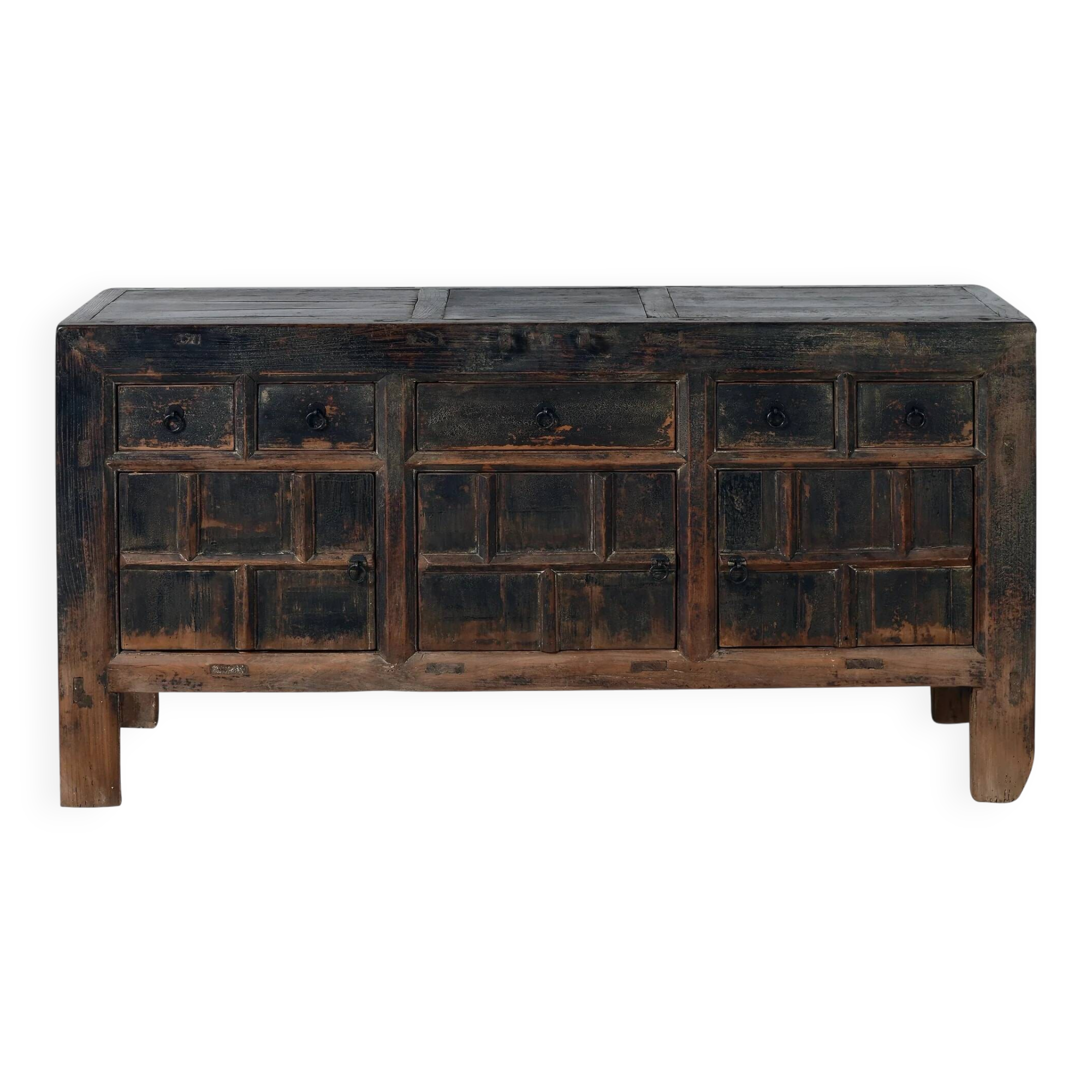 Qingdao - Antique Chinese buffet in solid elm no. 8