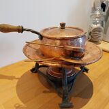 Copper fondue set