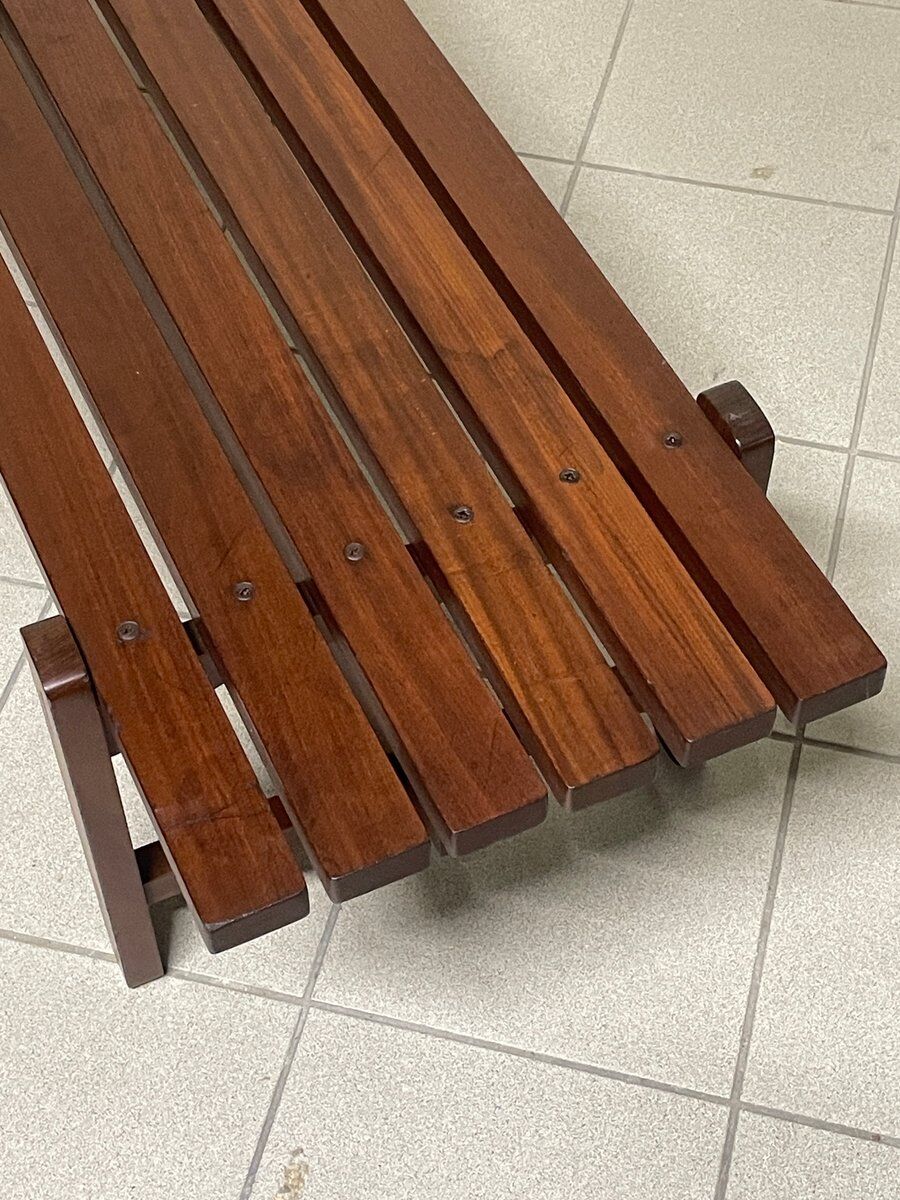 Vintage teak bench, Denmark, 1960s