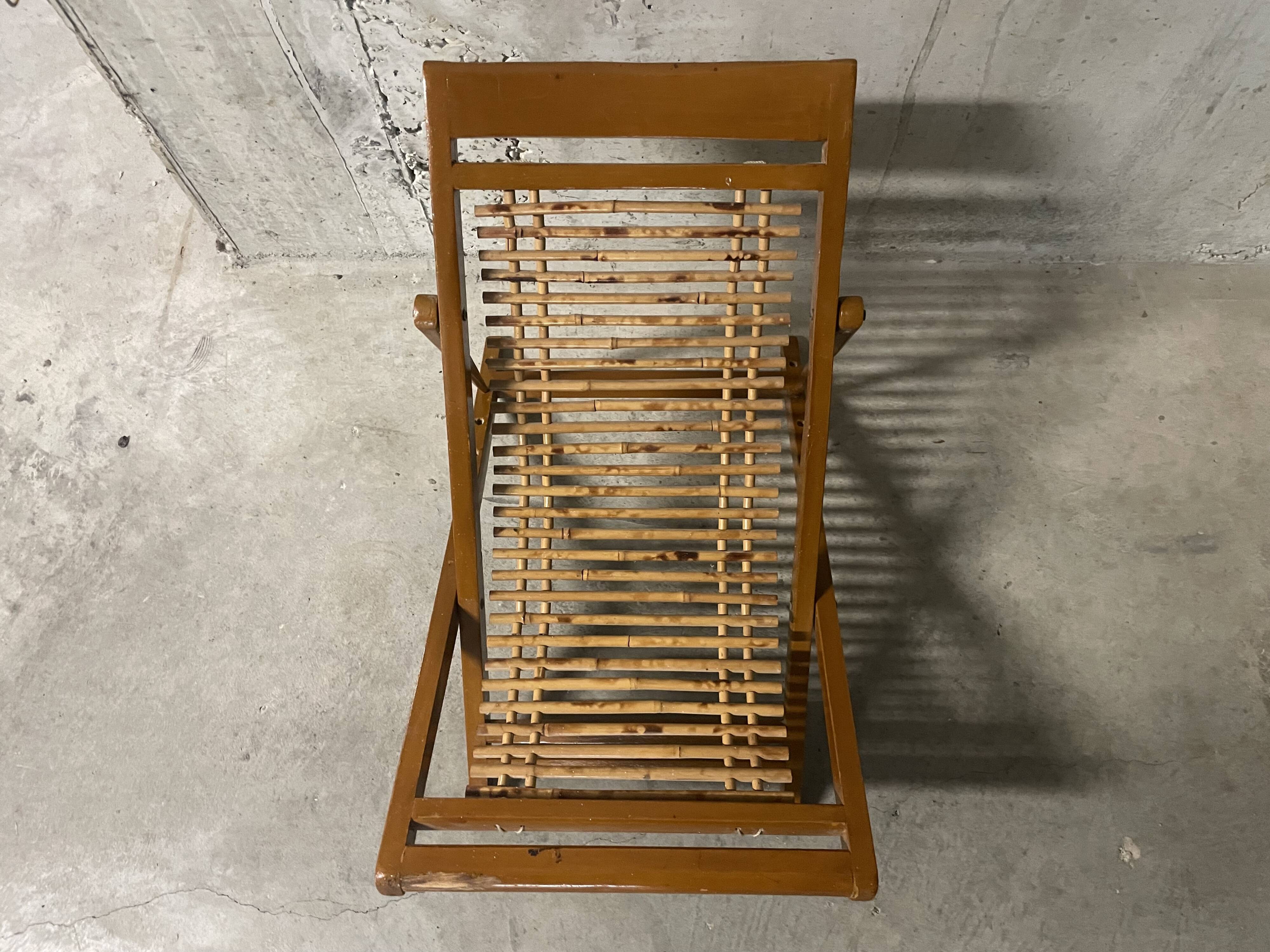 Chaise longue enfant années 50