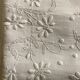 Spring cloth in linen canvas embroidered with daisies 1950