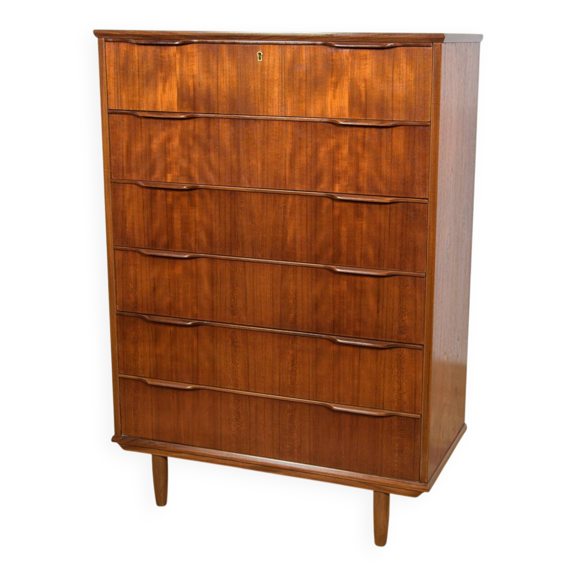 Mid-Century Teak Dresser, Denmark, 1960s