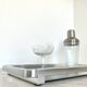 Aluminium and chrome plateau MB Italy 1970s - 45 cm