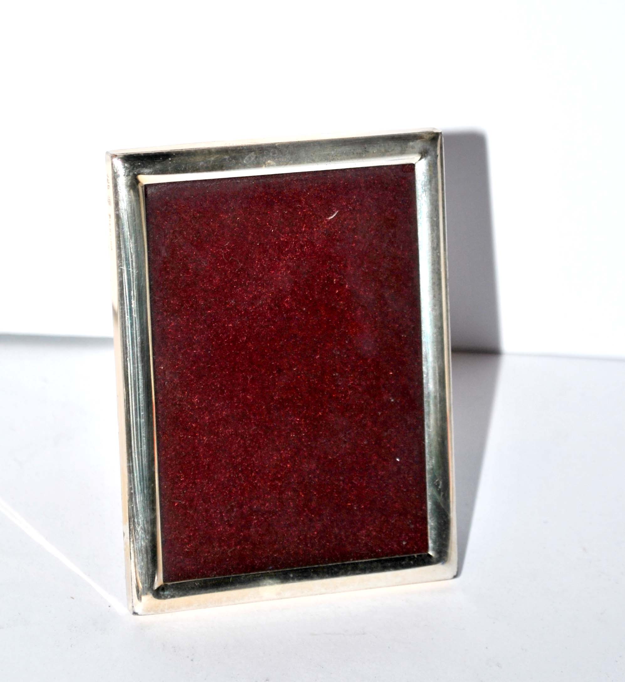 Design photo frame in sterling silver - silver frame 925 sterling hb 7.5x5.5