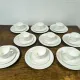 Set of 9 Villeroy and Boch Cortina mugs.