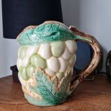 Pitcher in Slurry bunch of grapes