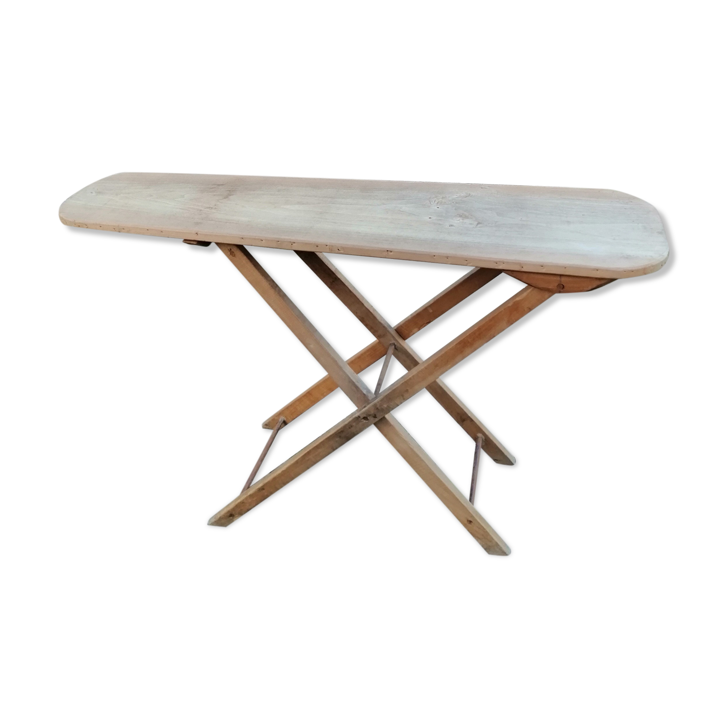 Wooden ironing board