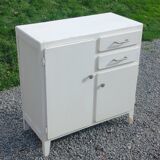 Buffet parisien patine blanche des années 50