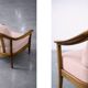 Vintage Mid-Century Modern Wood and Fabric Armchairs from W. Knoll, Set of 2