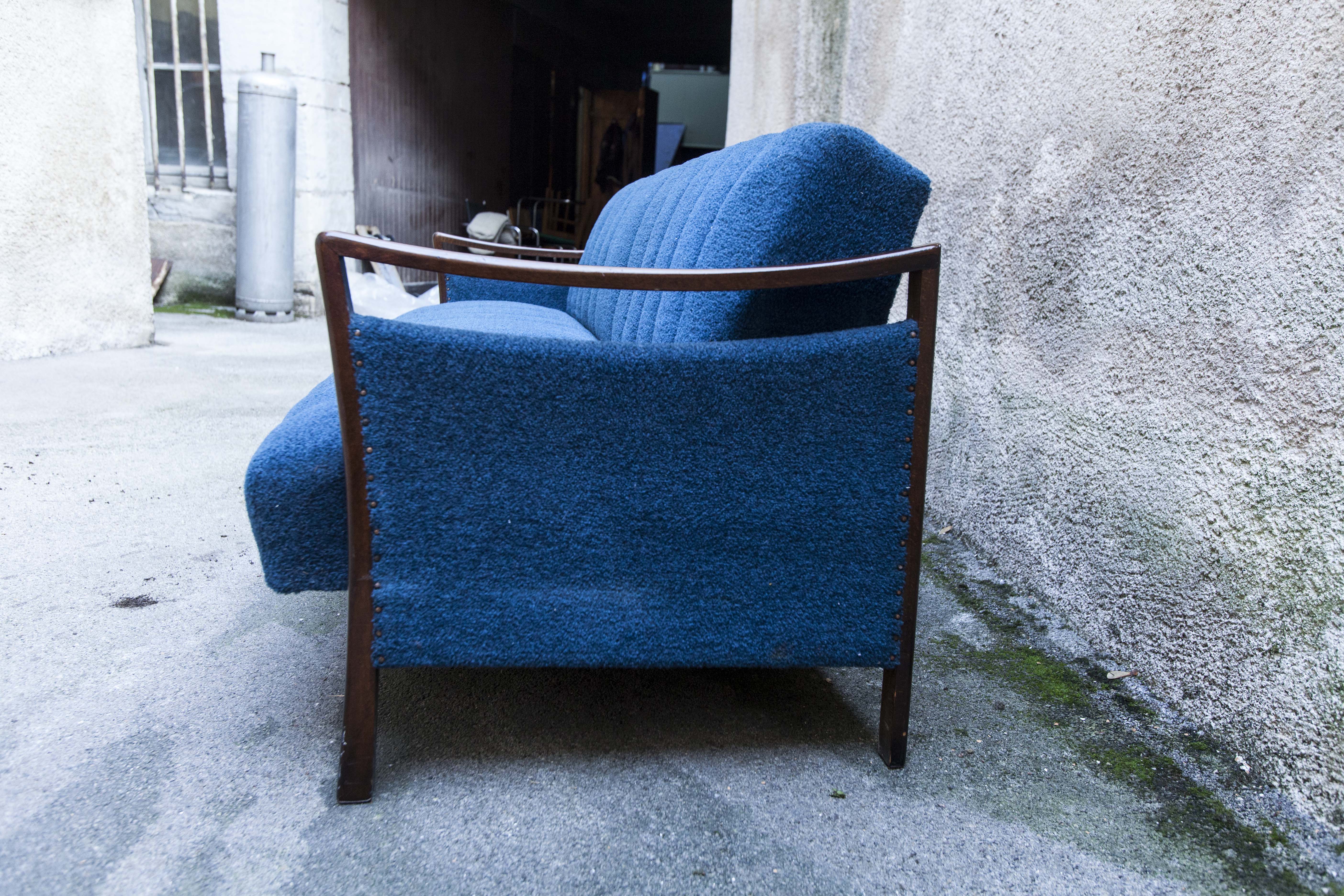 Sofa daybed 3 scandinavian blue