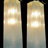 Large Murano Glass Tronchi Sconces Set of 6