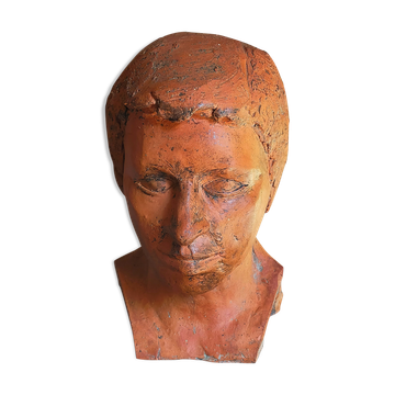 Young man's head original artist modeling
