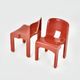 Model 4867 chairs by Joe Colombo for Kartell, 1970S, set of 2