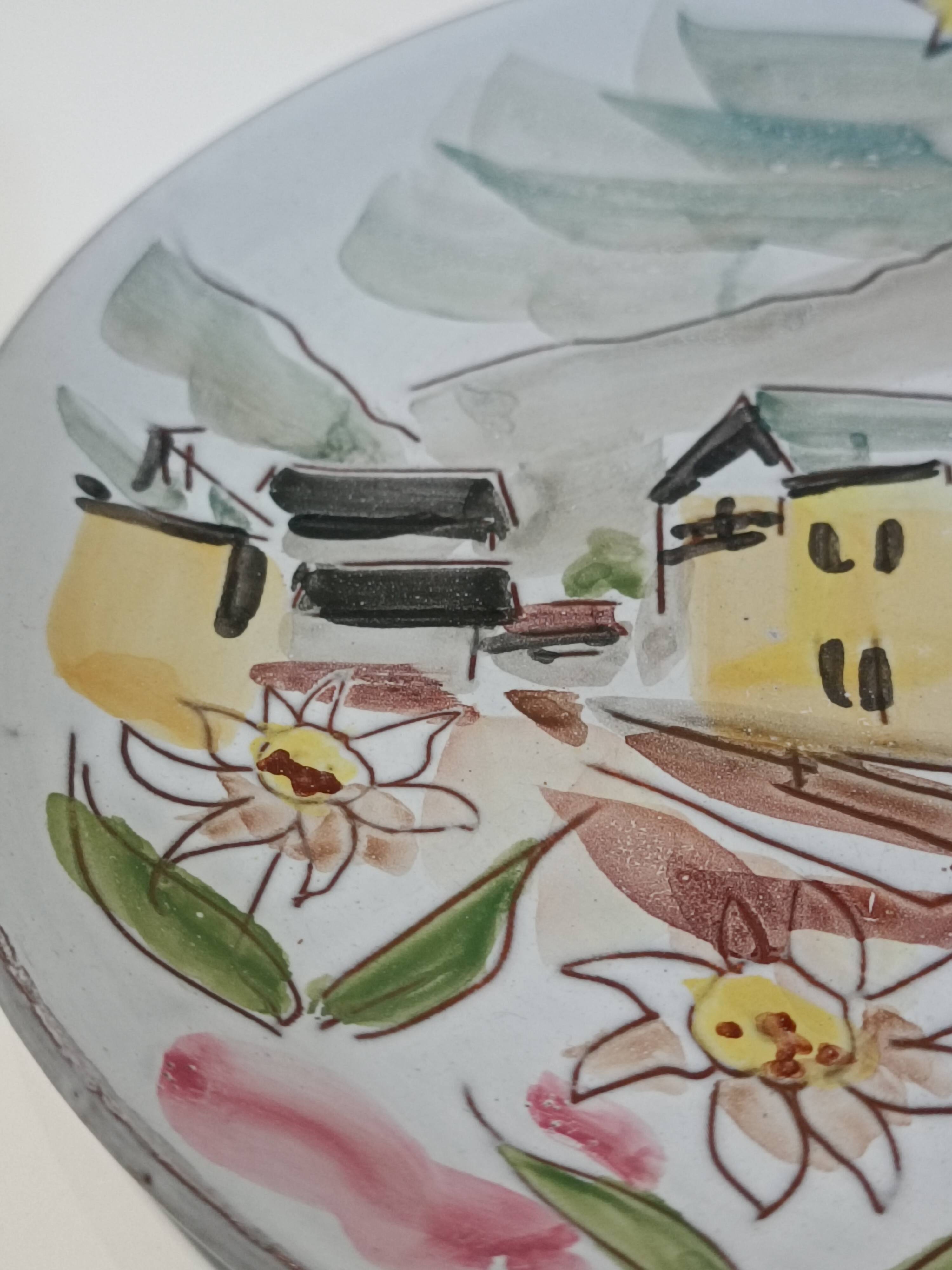 Camos Vallauris ceramic plate