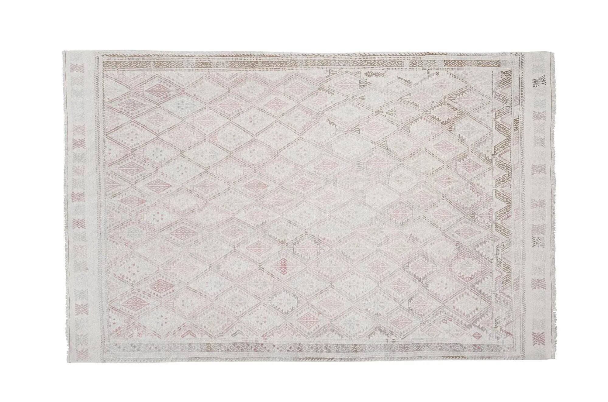 Vintage Turkish kilim, handwoven, 144x212 cm.