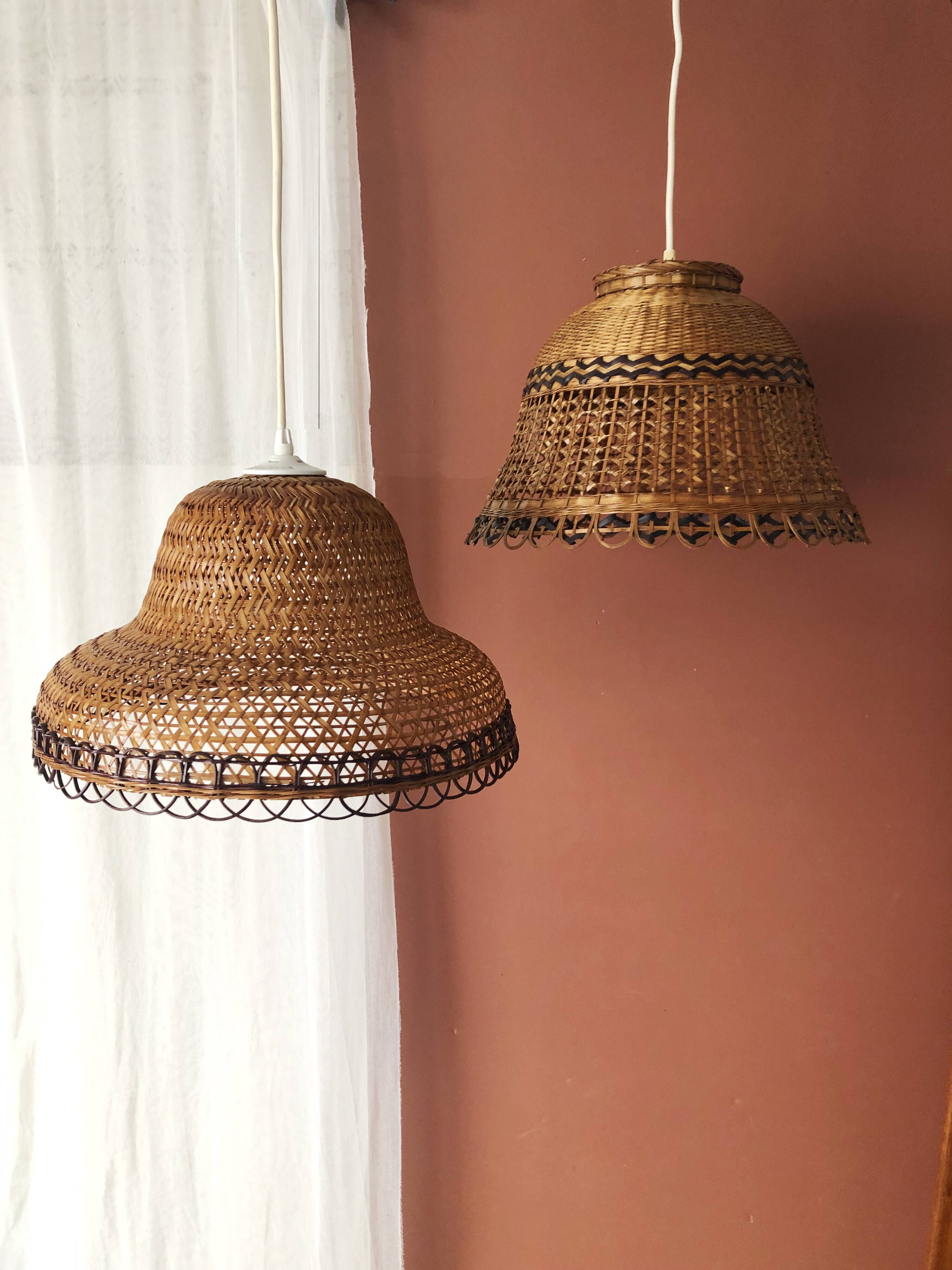 Braided wicker suspension