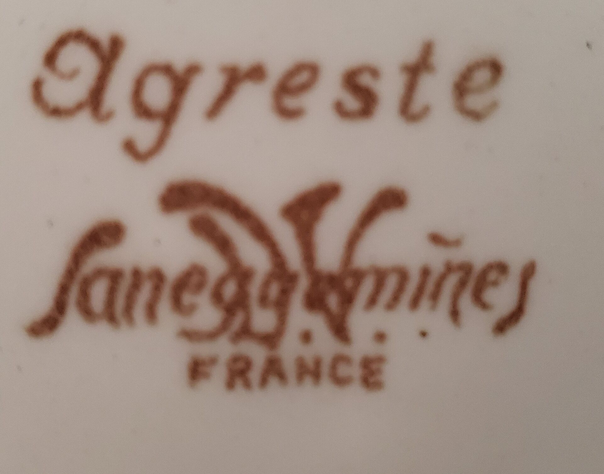 Sarreguemines Flat Plates: Summer