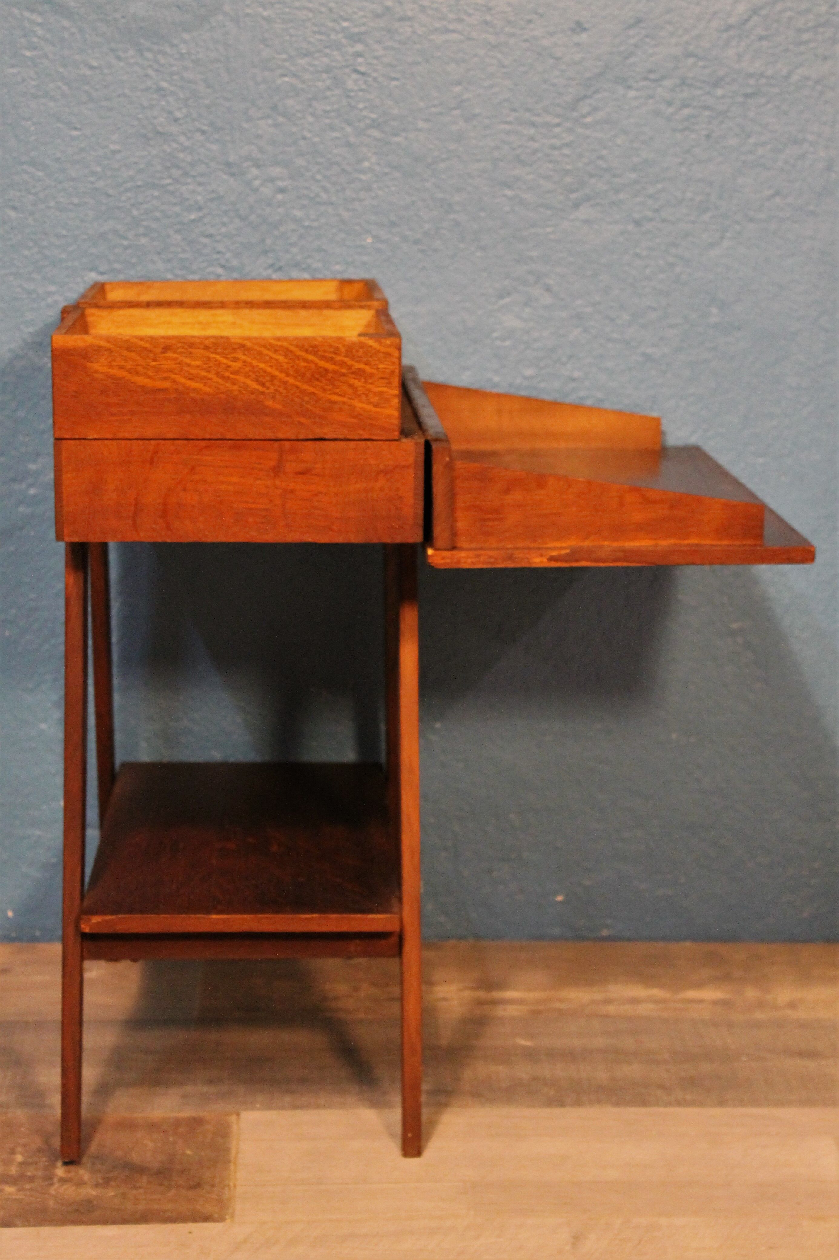 A worker sewing Scandinavian compass 1960