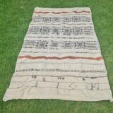 Berber carpet kilim 250 x 118