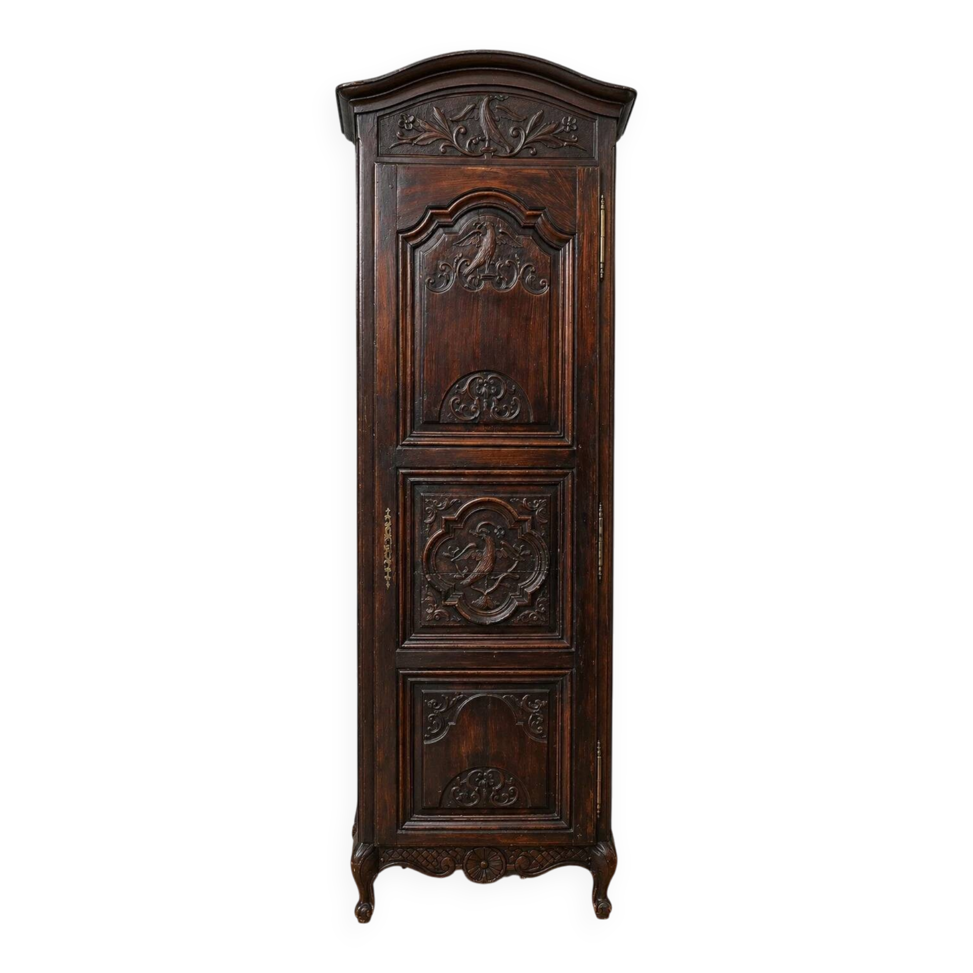 Louis XV period Lyonnaise bonnetière in solid walnut,