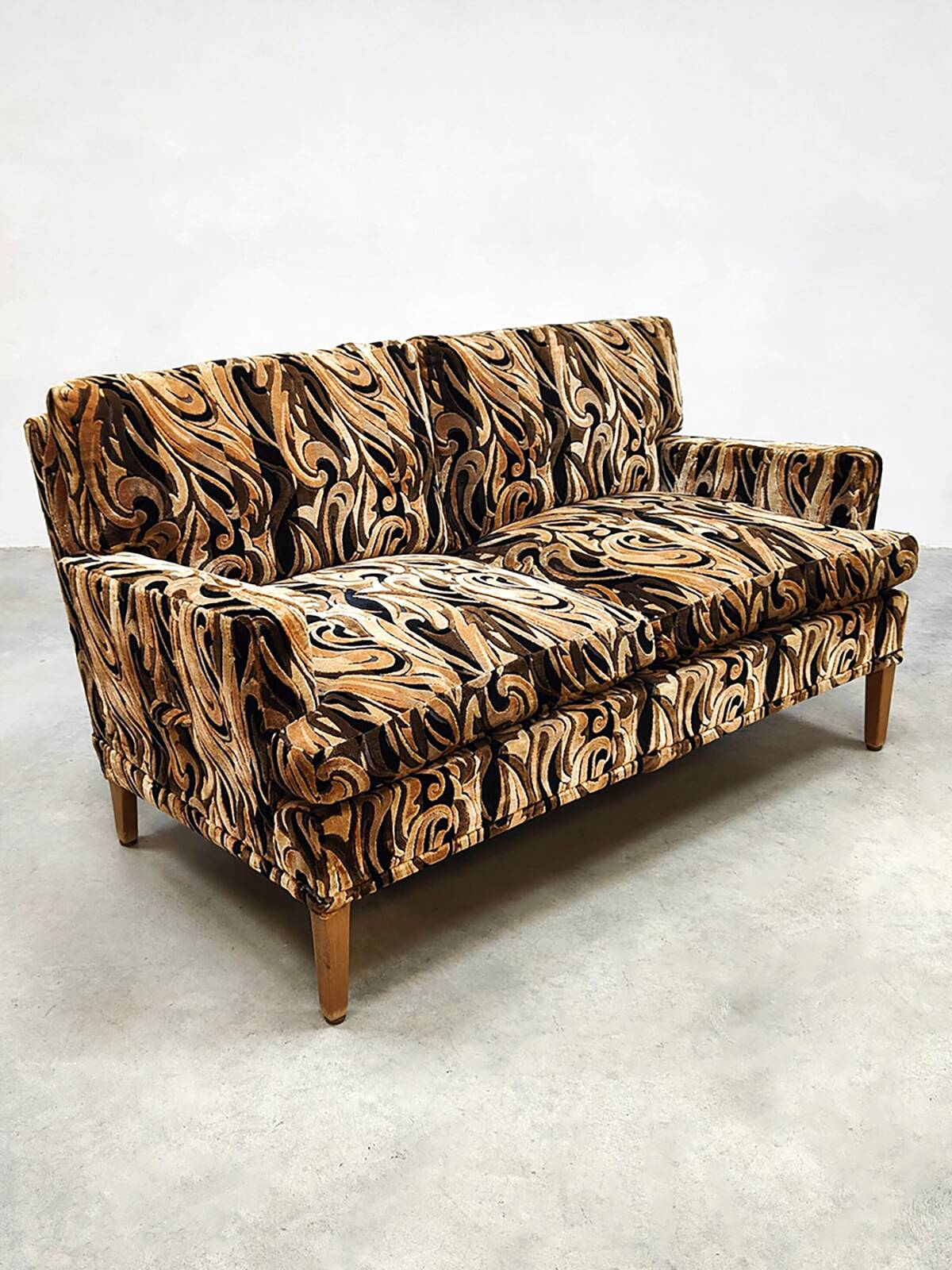 Vintage 60's daybed sofa lounge 'Psychedelic groove'