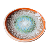 Romanian handicraft ceramic plate