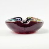 Tutti Frutti Murano Glass Ashtray or Bowl by Dino Martens for Aureliano Toso, Italy, 1950s
