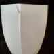 Golden brass wall light with glass tulip - dolphin pattern bathroom lamp