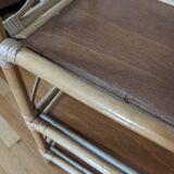 Rattan shelf