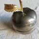 Silver apple box and gold leaf