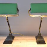 Pair of Art Deco desk lamps, 1930