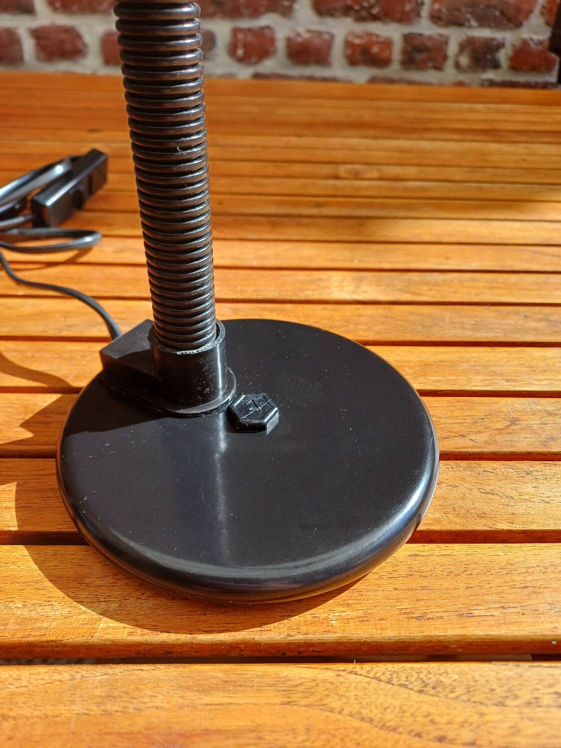 Black Aluminor desk lamp 80's