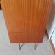 Vintage chest of drawers 3 drawers - varnished teak - Scandinavian style - retro patterns - 60s