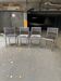 Set of 4 vintage metal chairs