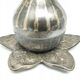 Sugar bowl, Art Deco, silver-plated brass, Szandrik, Hungary, 1930s