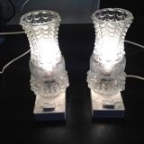 Pair of vintage bedside lamps, 60s
