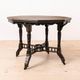 Victorian Ebonized Octagonal Center Table by C. Hindley & Sons, 19th Cent.