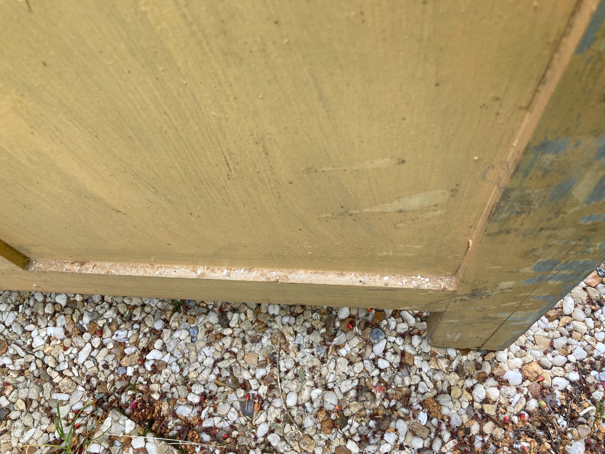 Vintage glazed Parisian wardrobe