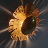 Svend Aage Holm, Paire d'Appliques Scandinaves "flower", 1960