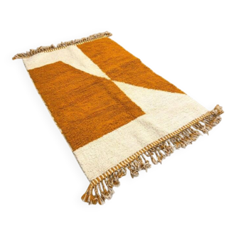 Tapis beni ouarine fait main traditionnel 250cmx150cm