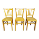 Trio de chaises bistrot Luterma