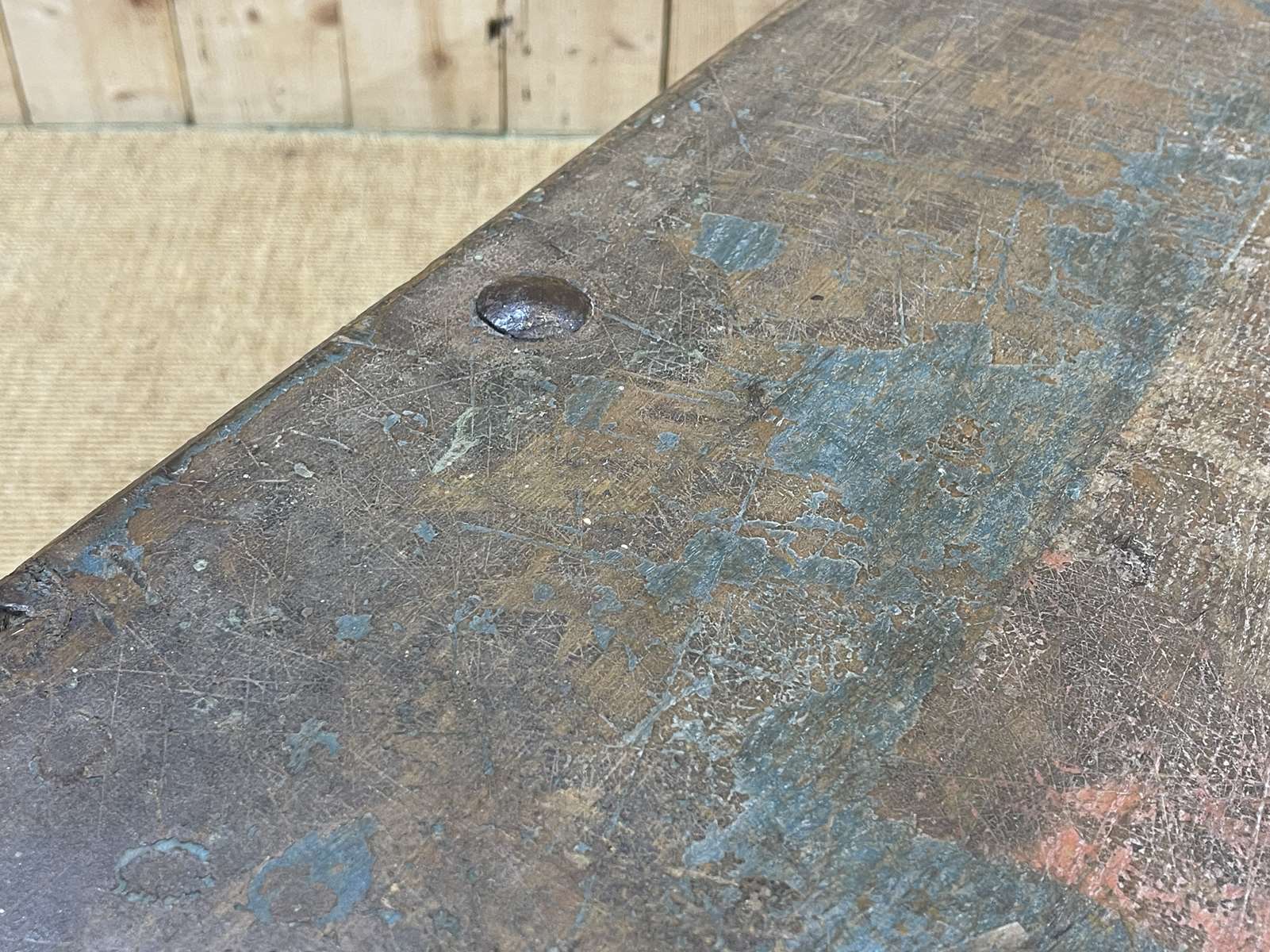 Chest of the seventeenth century in oak and fir