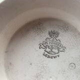 Compotier art deco cherries, longwy model the merises