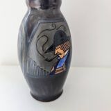 Vase HB Quimper P. Fouillen